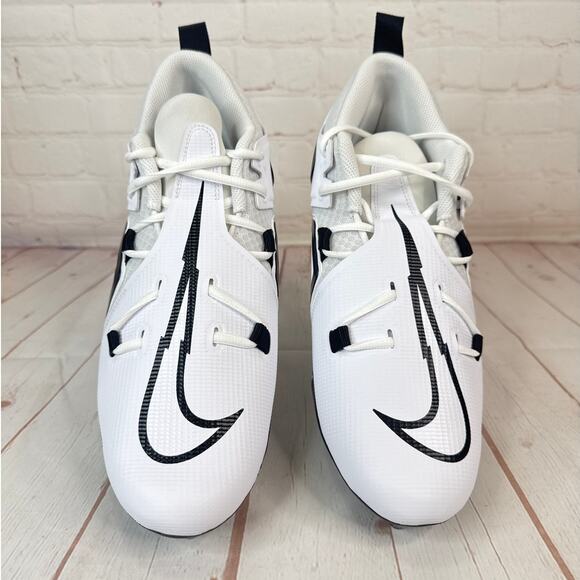 Nike Alpha Menace Pro 3 Detach White/Black Footballs Cleats Size 12 (DH3293-100) - Picture 6 of 10